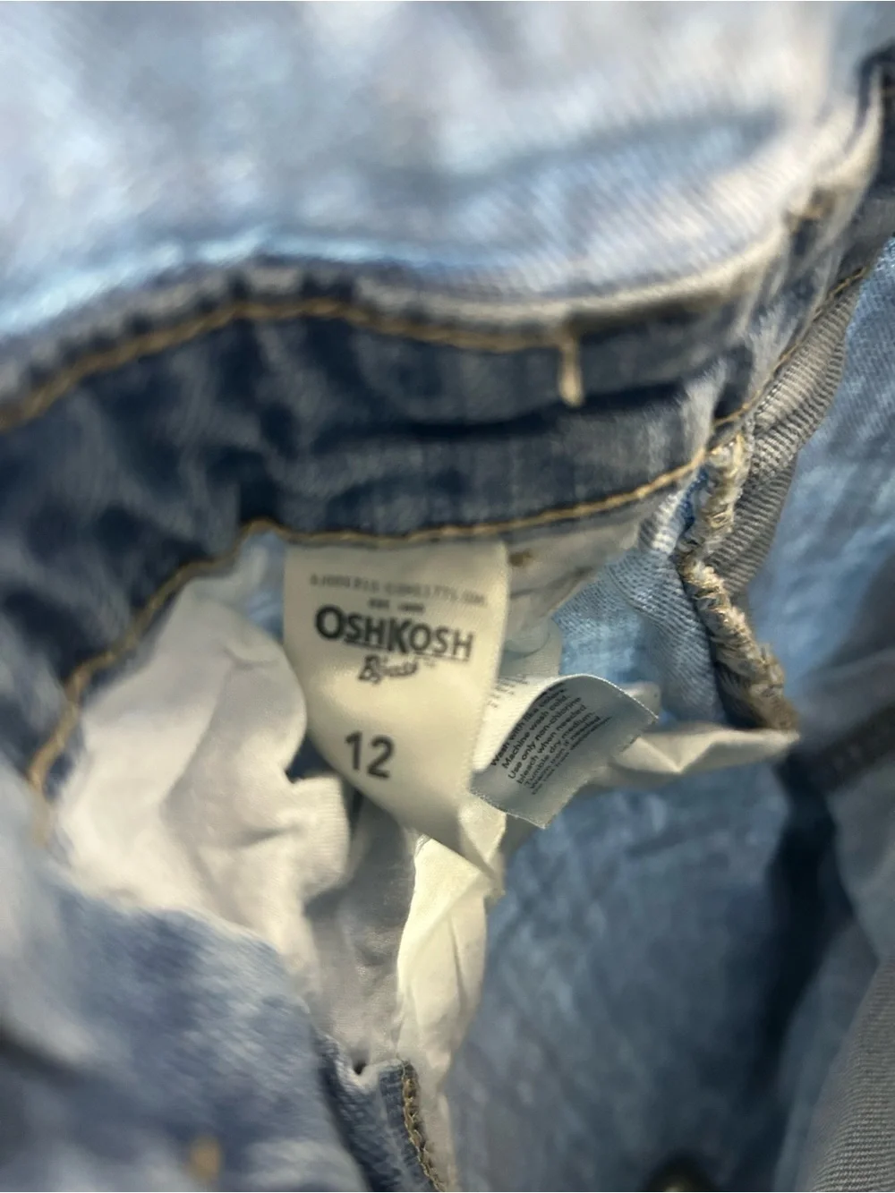 OshKosh B'gosh | Kids Light Blue Denim Overalls size 12